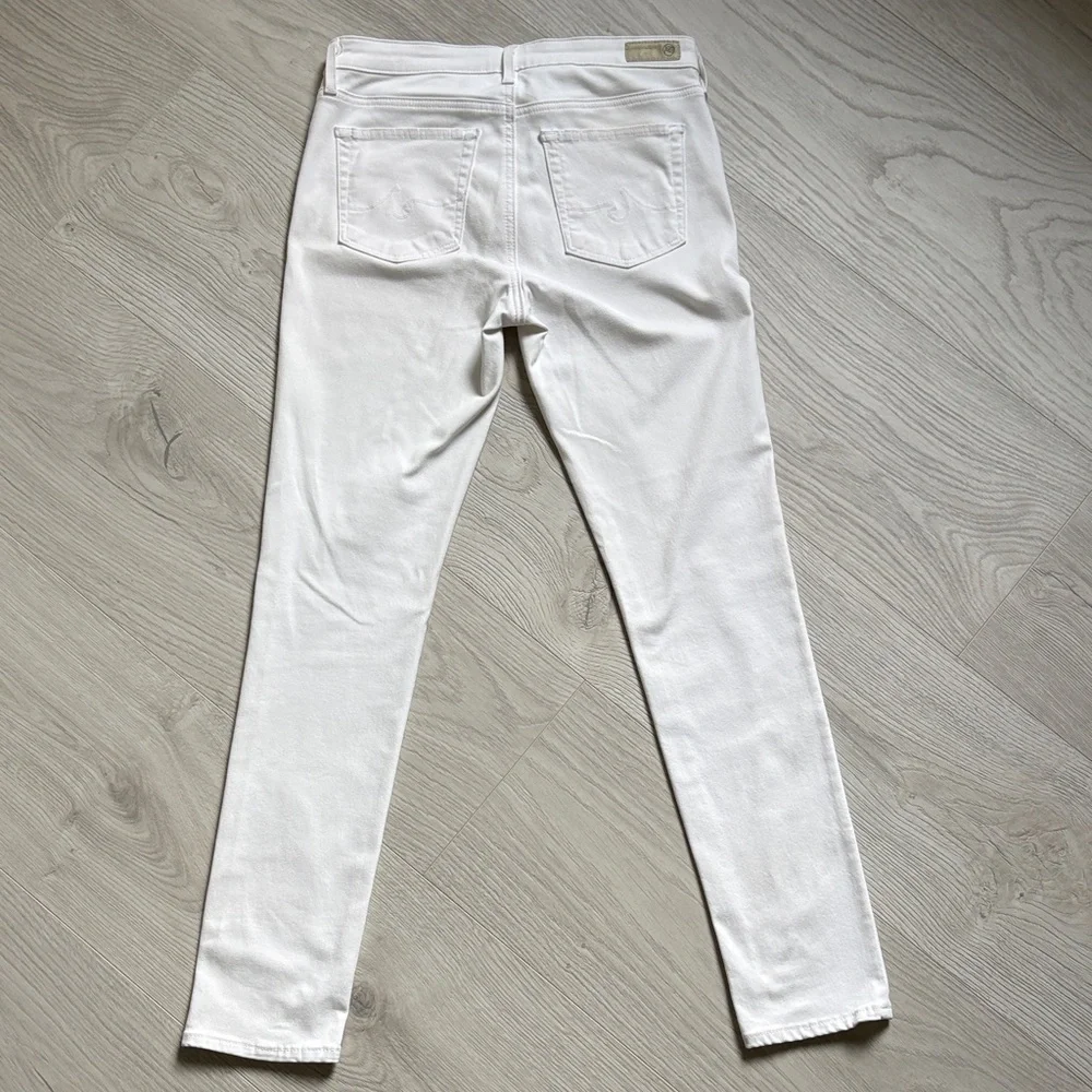 AG Adriano Goldschmied Women's Prima Cigarette Leg White Jean - Picture 4 of 6